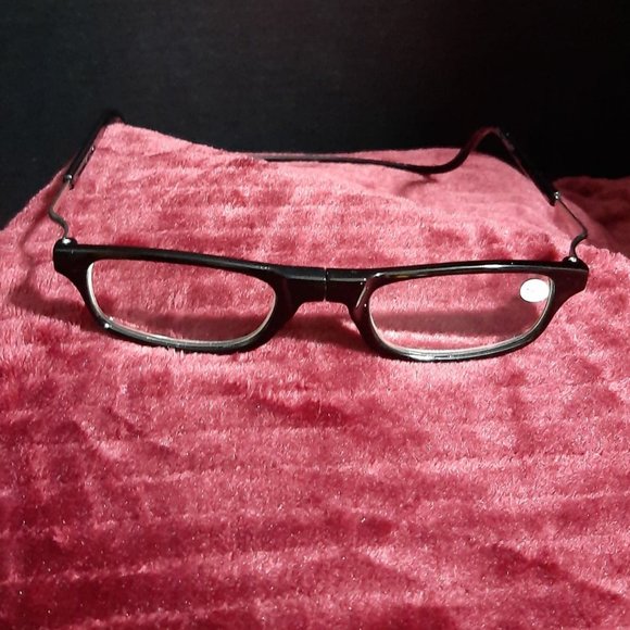 Accessories - Front Magnet Adult Adjustable Reading Glasses w/ Headband Black +3.00 NIP!